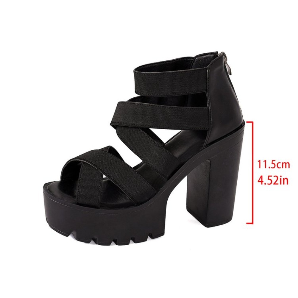 Summer Closet - Summer New Round Head Sandal Coarse