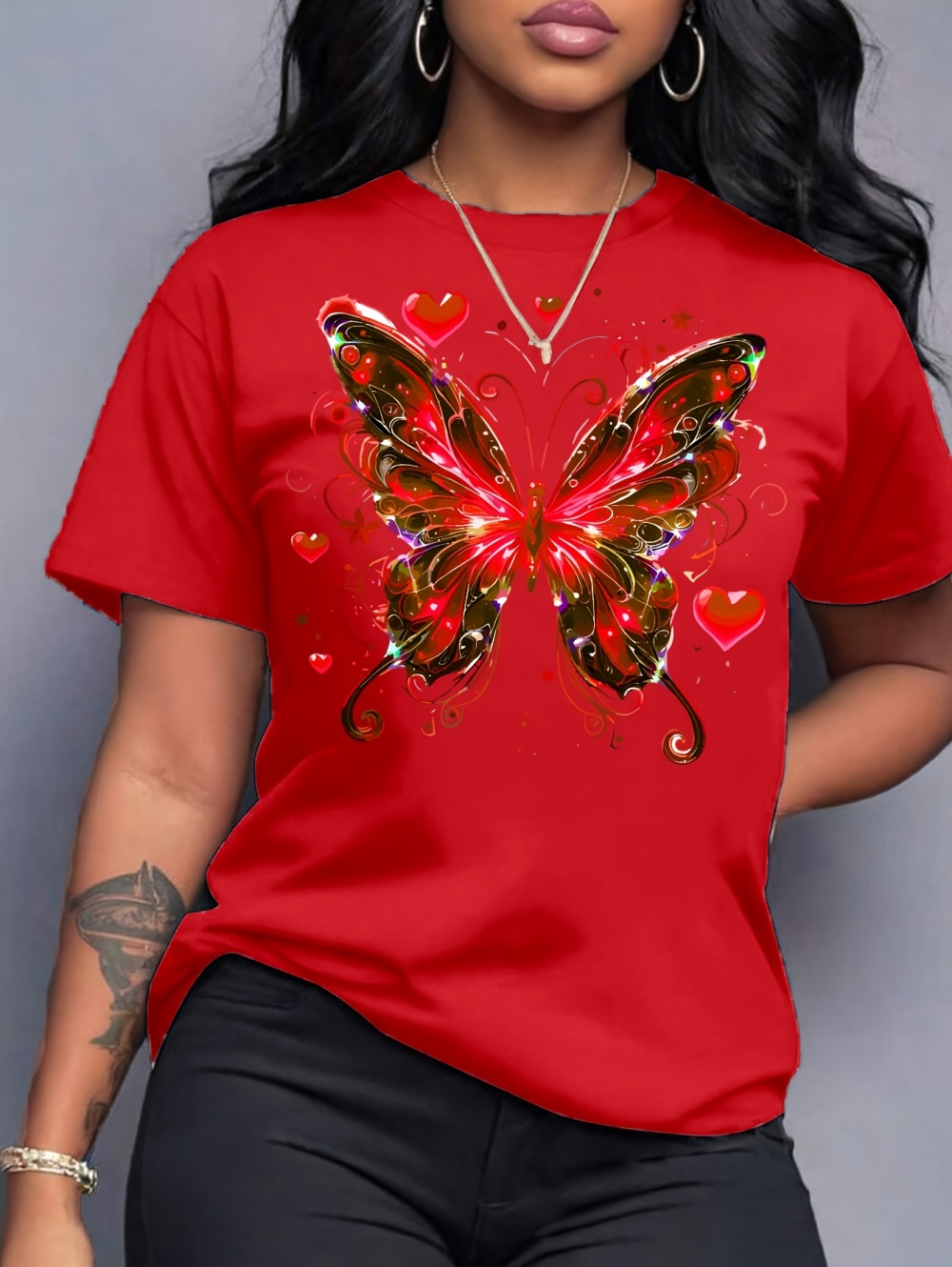 Summer Days Clothing - Vintage Butterfly and Flower Fashion Print