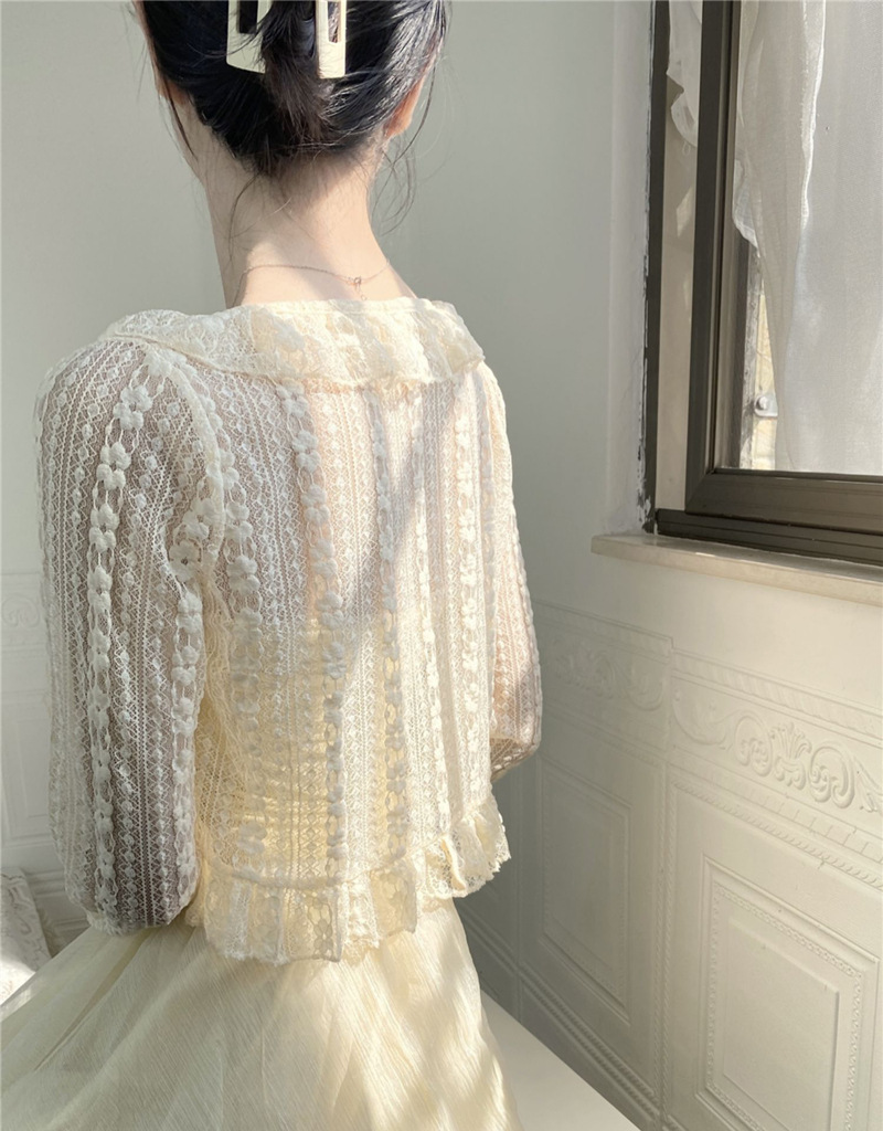 Short Lace Cardigan 2026 New O - огляд і ціна Summer Clothing Wear