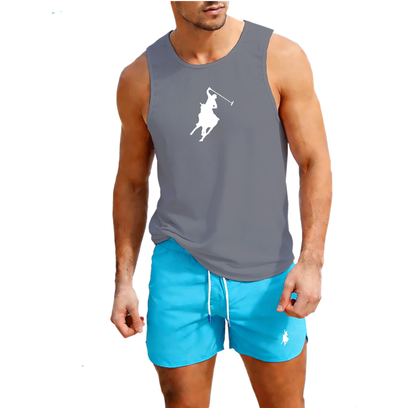 European Men Summer Vest and S - огляд і ціна Summer Outdoor Clothing