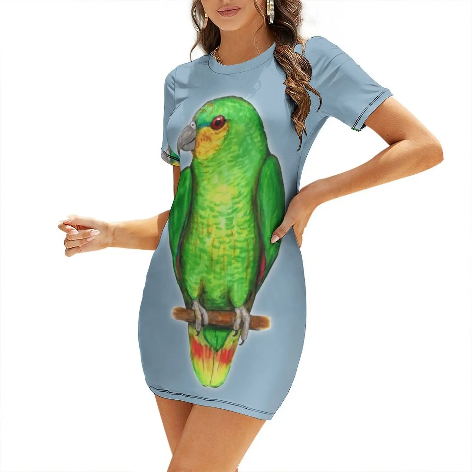Orange winged amazon parrot Sh - огляд і ціна Summer Clothing Amazon