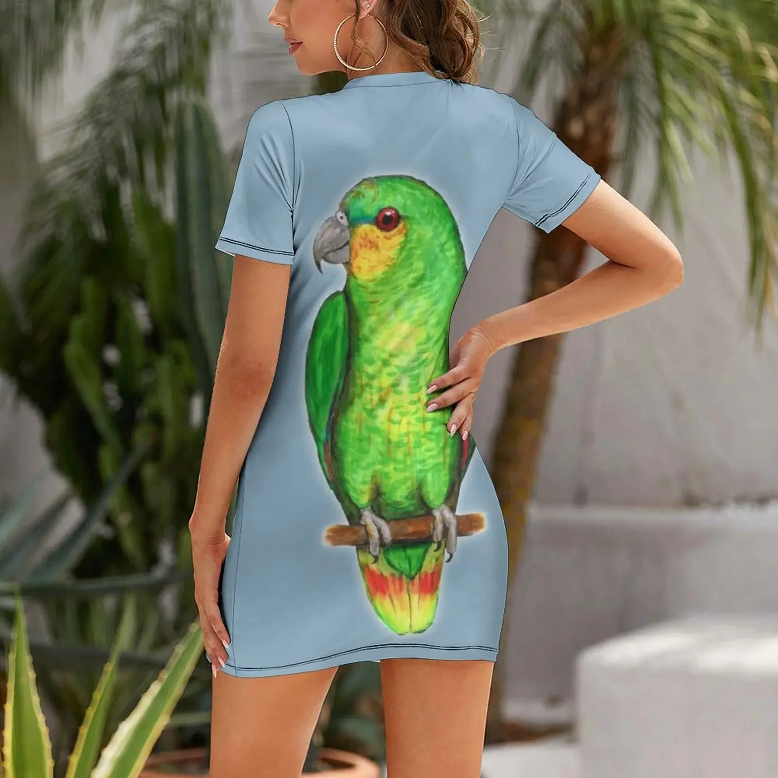 Orange winged amazon parrot Sh - огляд і ціна Summer Clothing Amazon