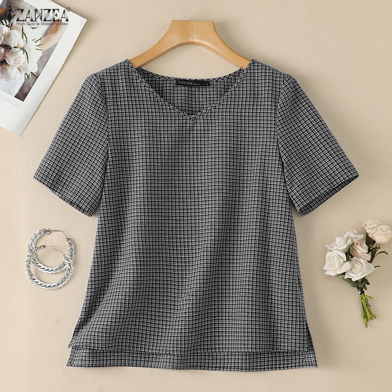 Woman Summer Short Sleeve Plai - огляд і ціна Summer Clothing Wear