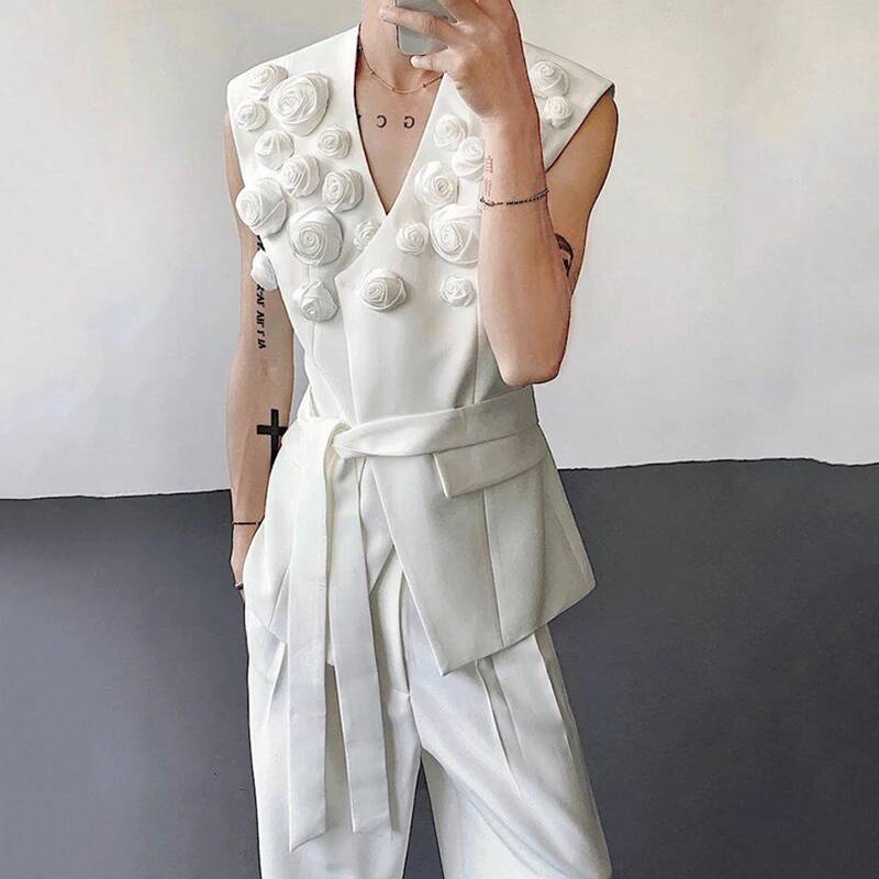 Three-dimensional Rose Sleevel - огляд і ціна Summer Rose Clothing