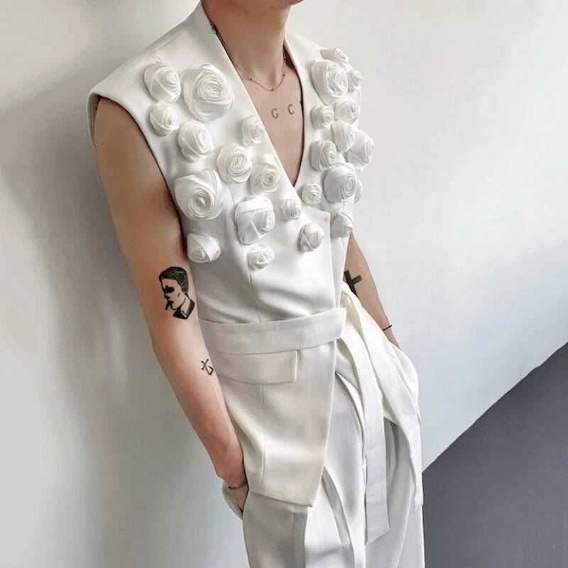Three-dimensional Rose Sleevel - огляд і ціна Summer Rose Clothing
