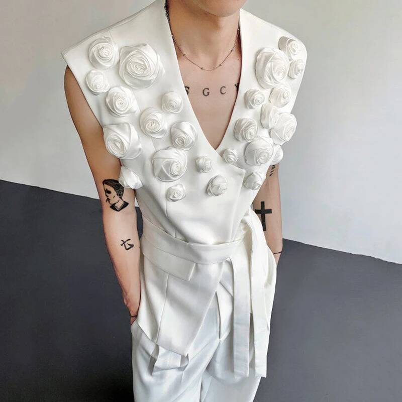 Three-dimensional Rose Sleevel - огляд і ціна Summer Rose Clothing