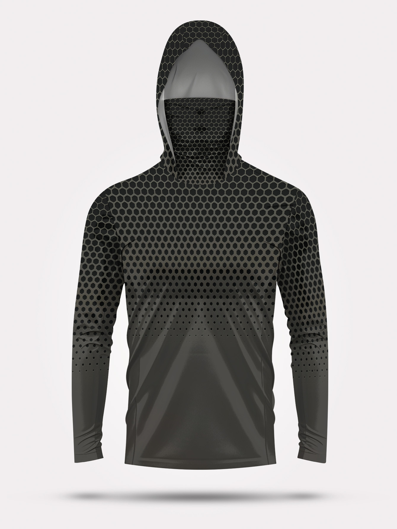 Men Hood Fishing Shirt long sl - огляд і ціна Summer Clothing Mens