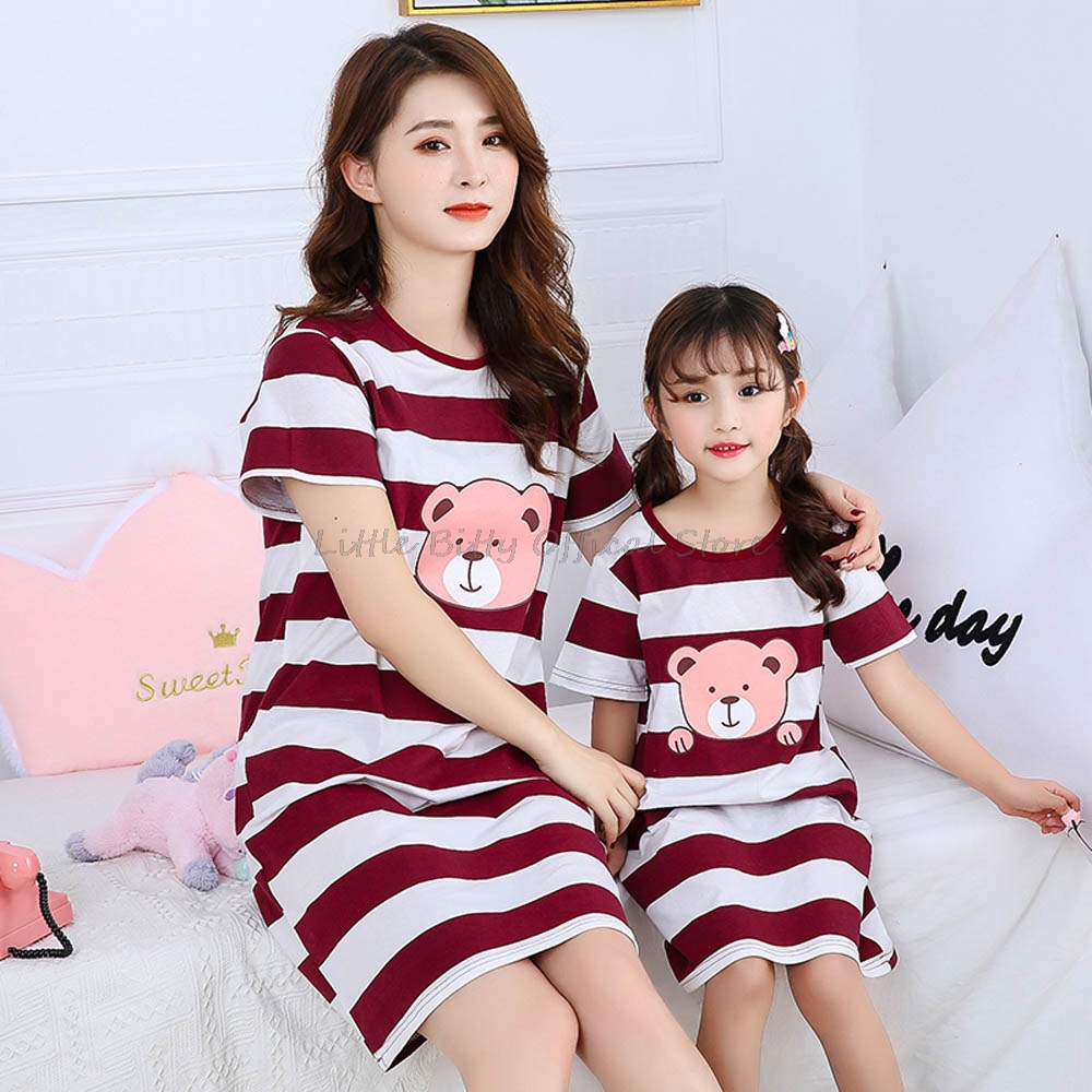 Summer Mom Daughter Night Dres - огляд і ціна Summer Clothing Teen Girls