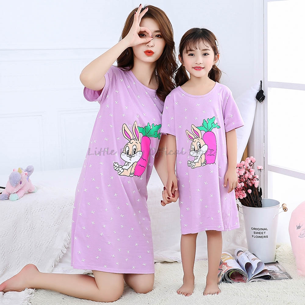 Summer Mom Daughter Night Dres - огляд і ціна Summer Clothing Teen Girls