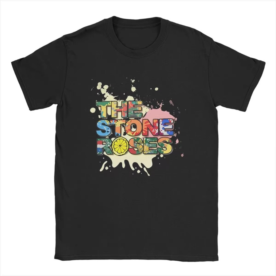 The Stone Roses Logo T Shirts  - огляд і ціна Summer Rose Clothing