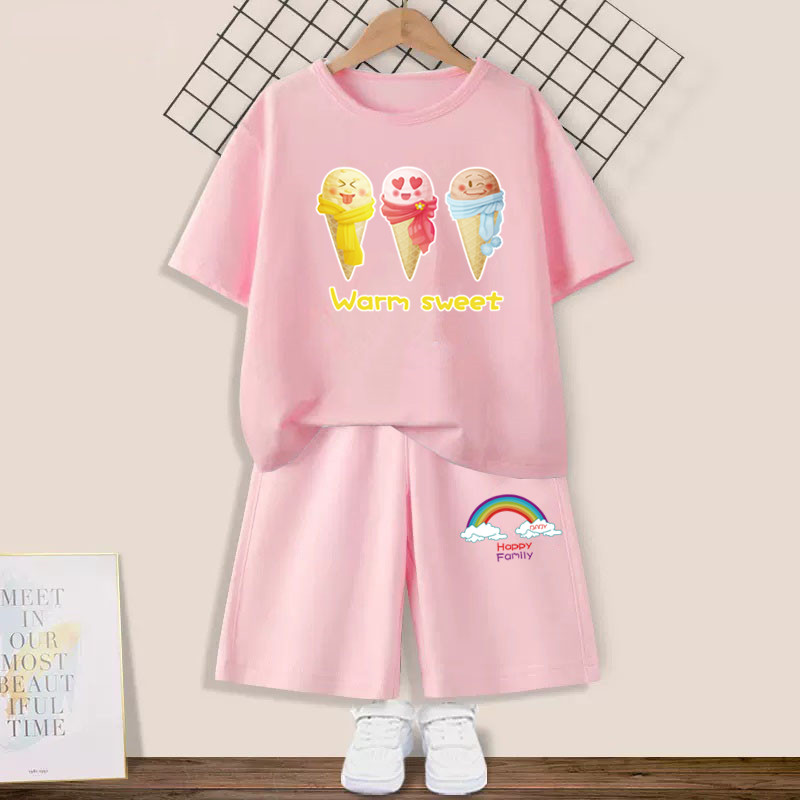 Summer Kids Girls 2Pcs Outfit  - огляд і ціна Summer Clothing Teen Girls
