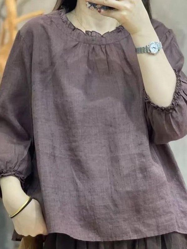 Elegant Cotton Linen Nine-Quar - огляд і ціна Summer Clothing Old Money