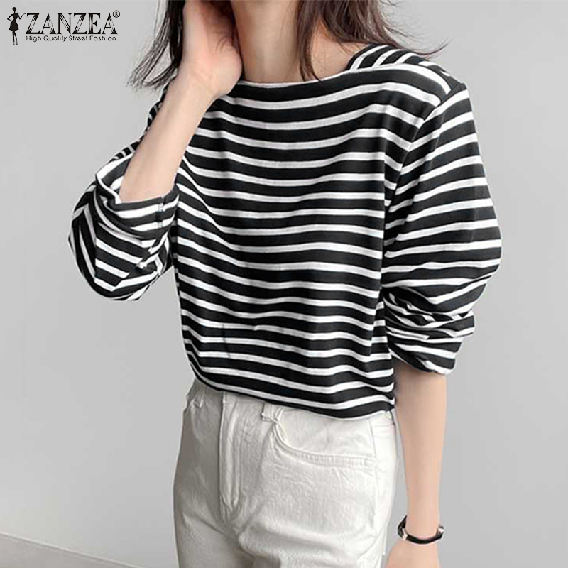 ZANZEA Woman Casual Striped Bl - огляд і ціна Summer Clothing Wear