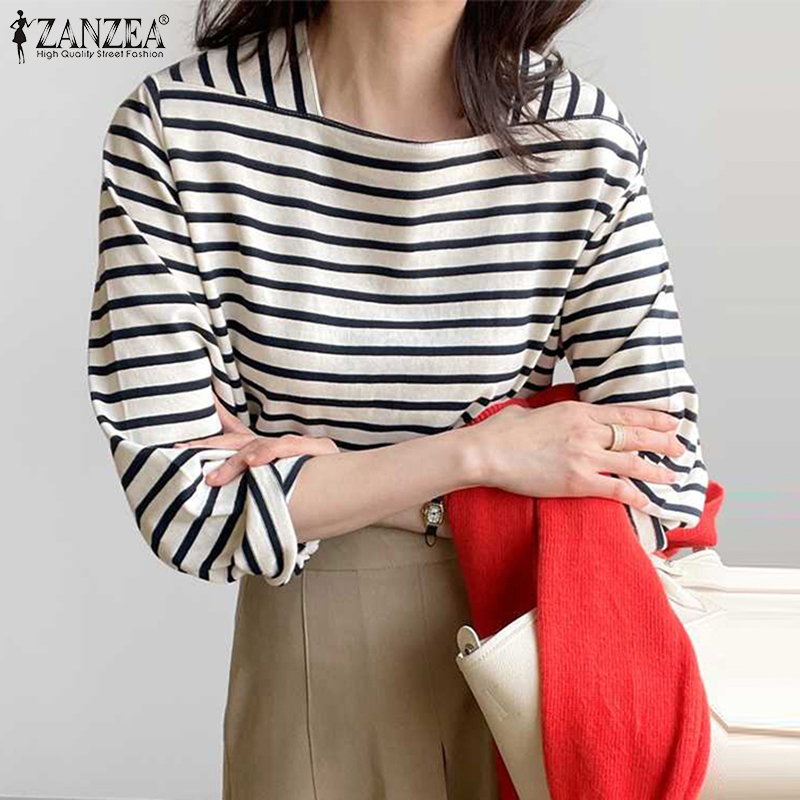 ZANZEA Woman Casual Striped Bl - огляд і ціна Summer Clothing Wear