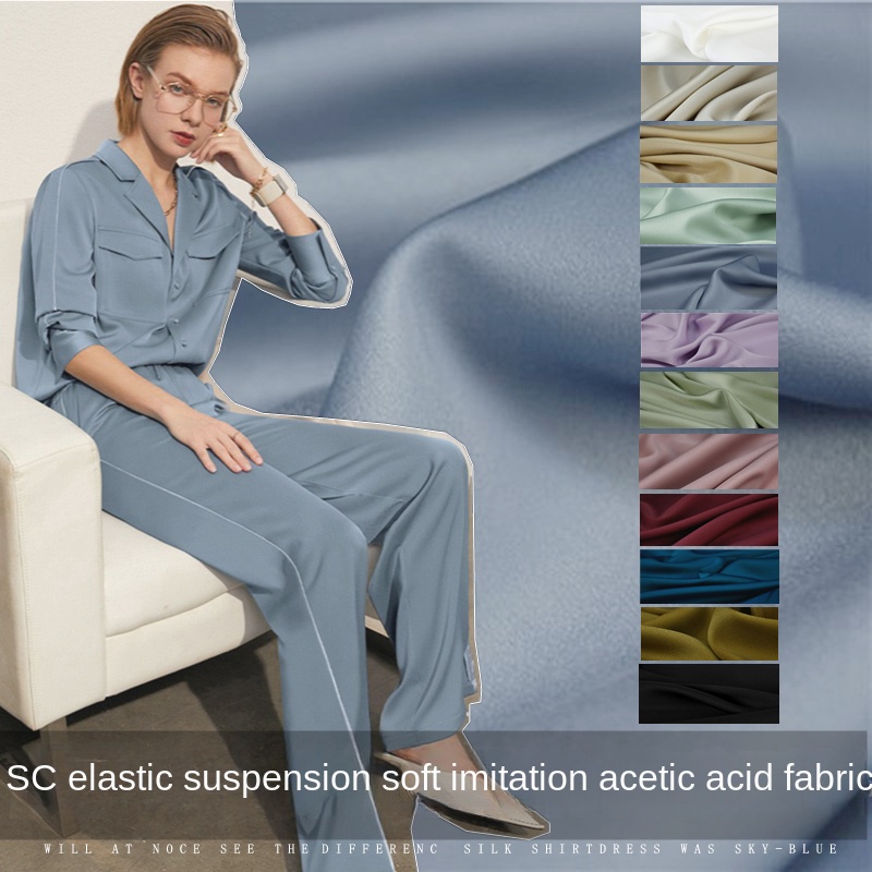 Imitation Acetic Acid Fabric S - огляд і ціна Summer Clothing Material
