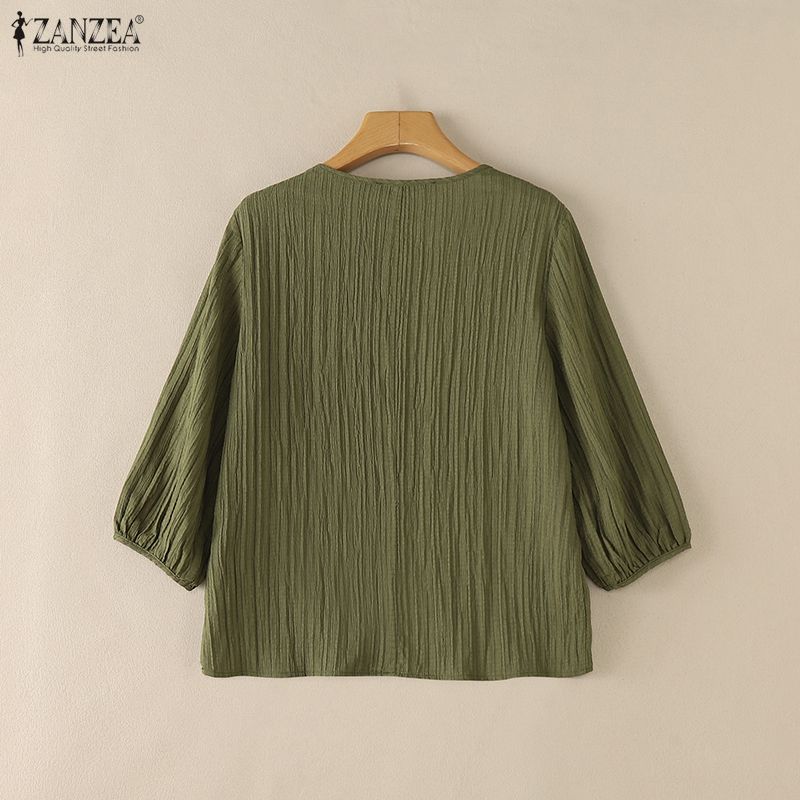 ZANZEA Woman Crinkled Texture  - огляд і ціна Summer Days Clothing