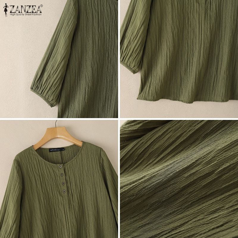 ZANZEA Woman Crinkled Texture  - огляд і ціна Summer Days Clothing