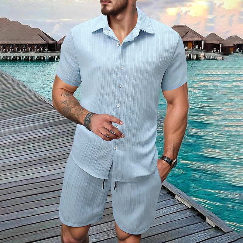 2026 New Men Vertical Wrinkle  - огляд і ціна Summer Clothing Line