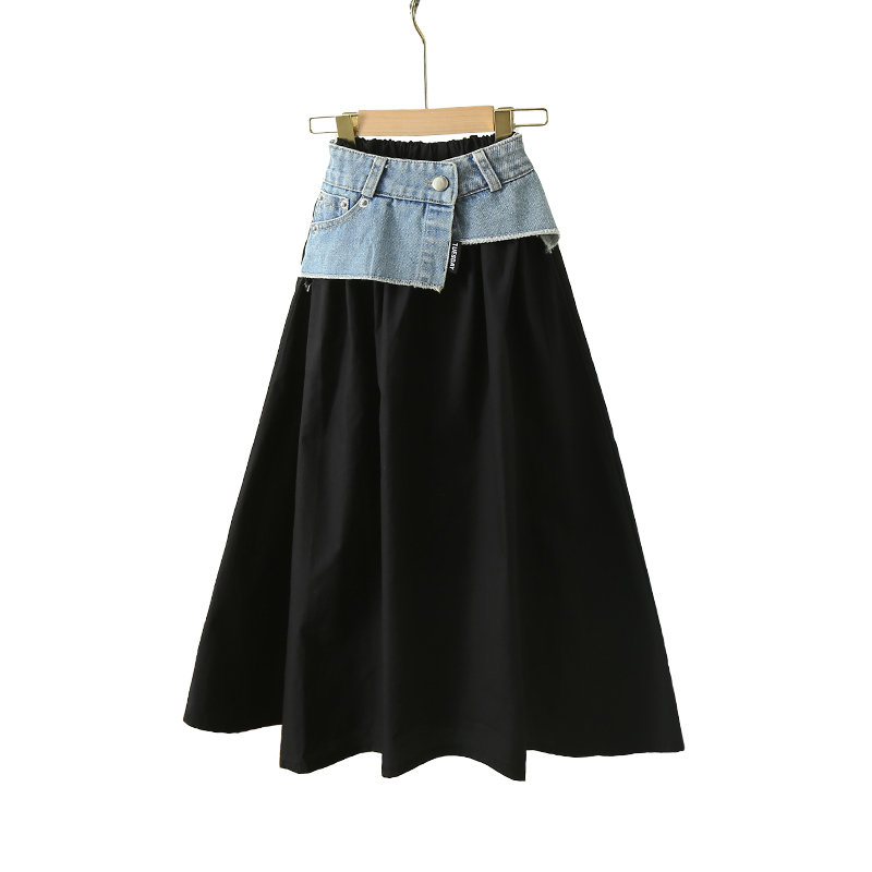 Korean Child Long Patchwork De - огляд і ціна Summer Clothing Teen Girls